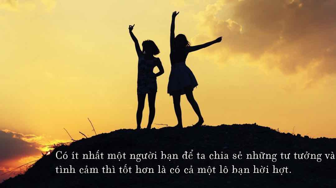 Một số câu nói ngắn về tình bạn