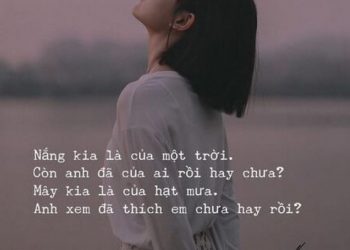 Câu nói thả thính dành cho những trái tim biết nói