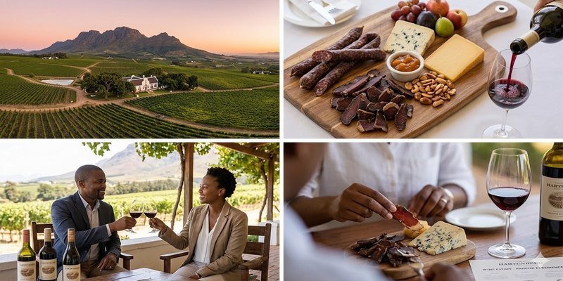 Thưởng thức vang và đặc sản địa phương